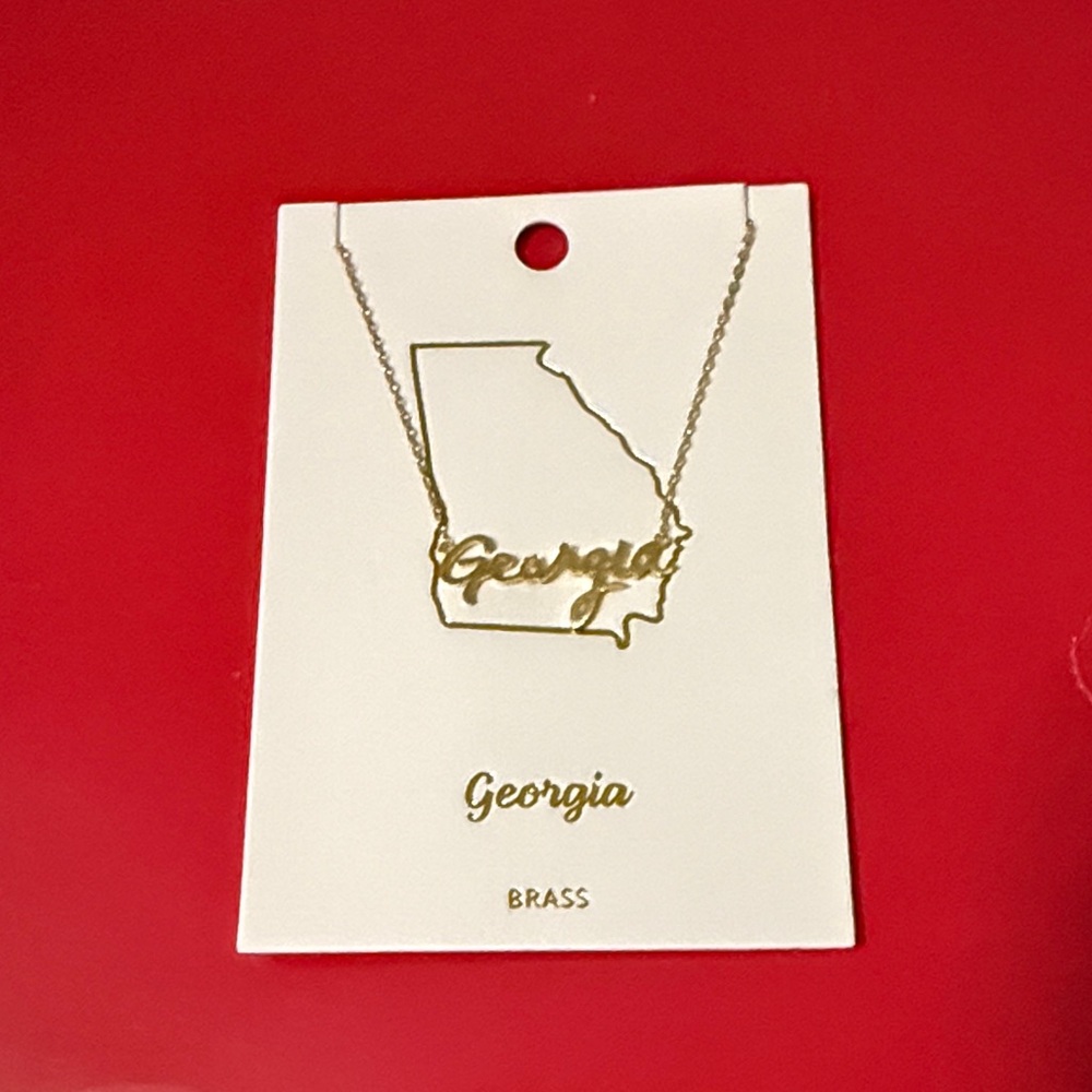 NWT Georgia State Necklace